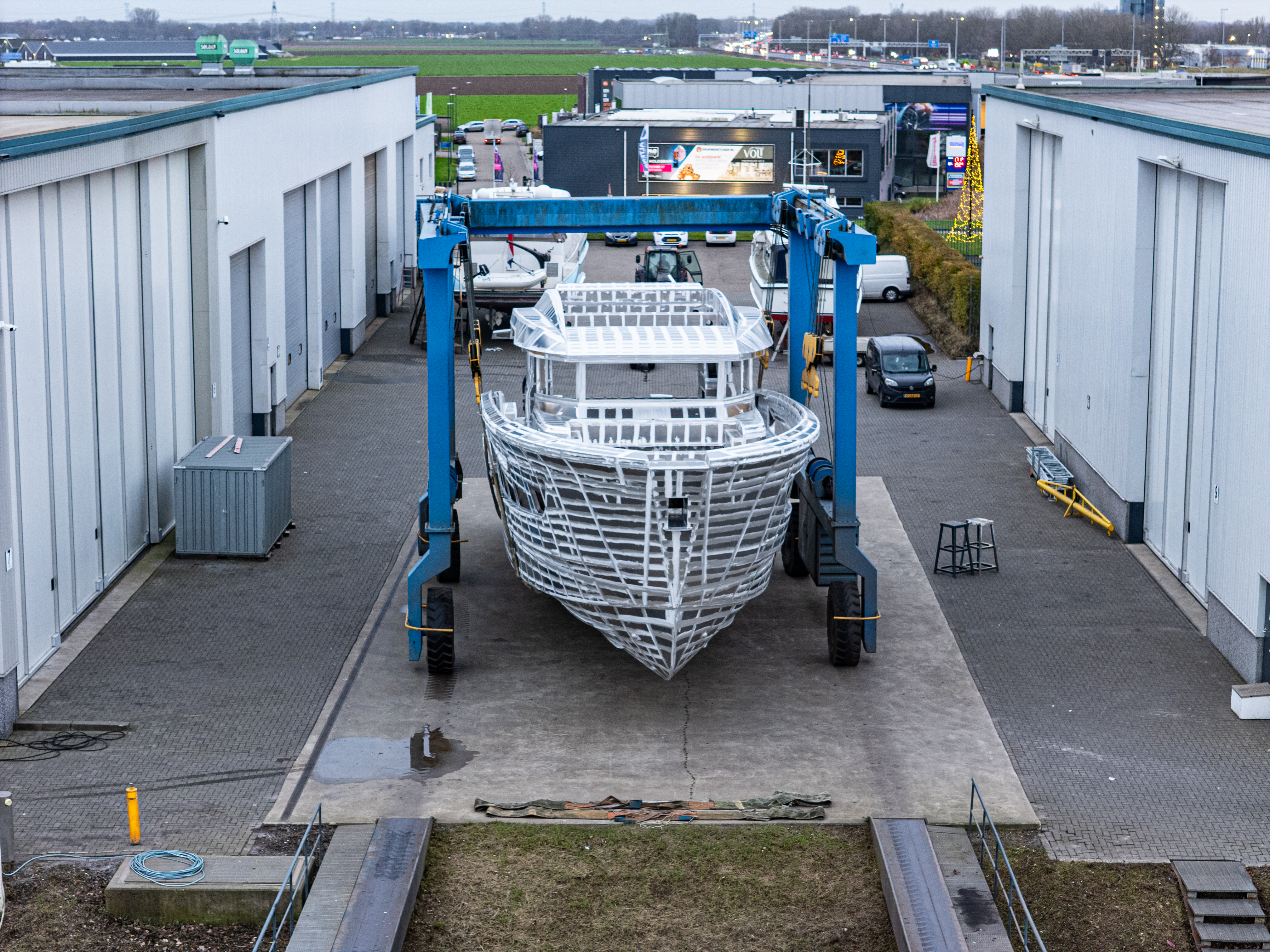 Jacht in aanbouw - 8